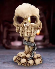 Deliberation Totenkopf Teelichthalter 15,5cm