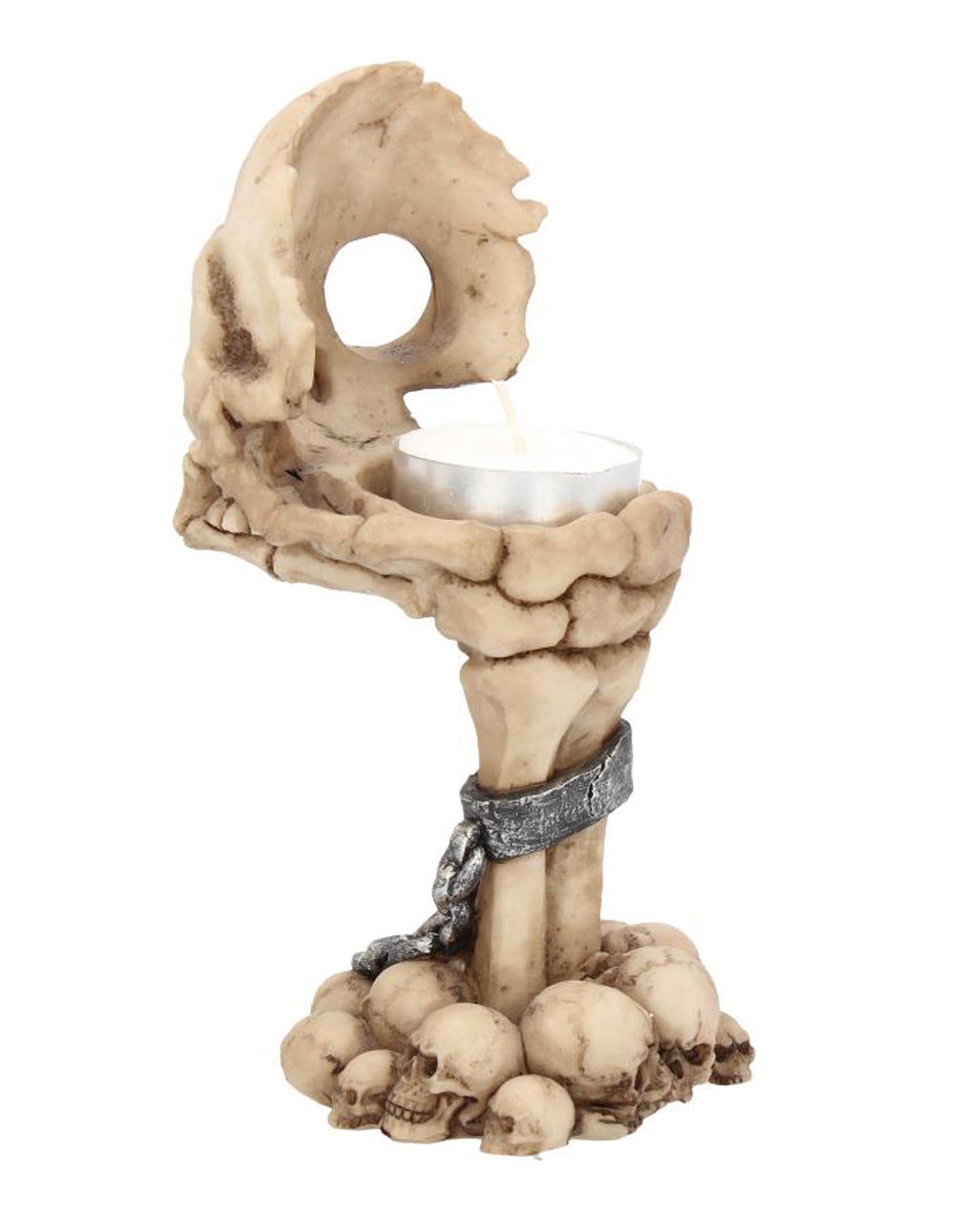 Deliberation Totenkopf Teelichthalter 15,5cm