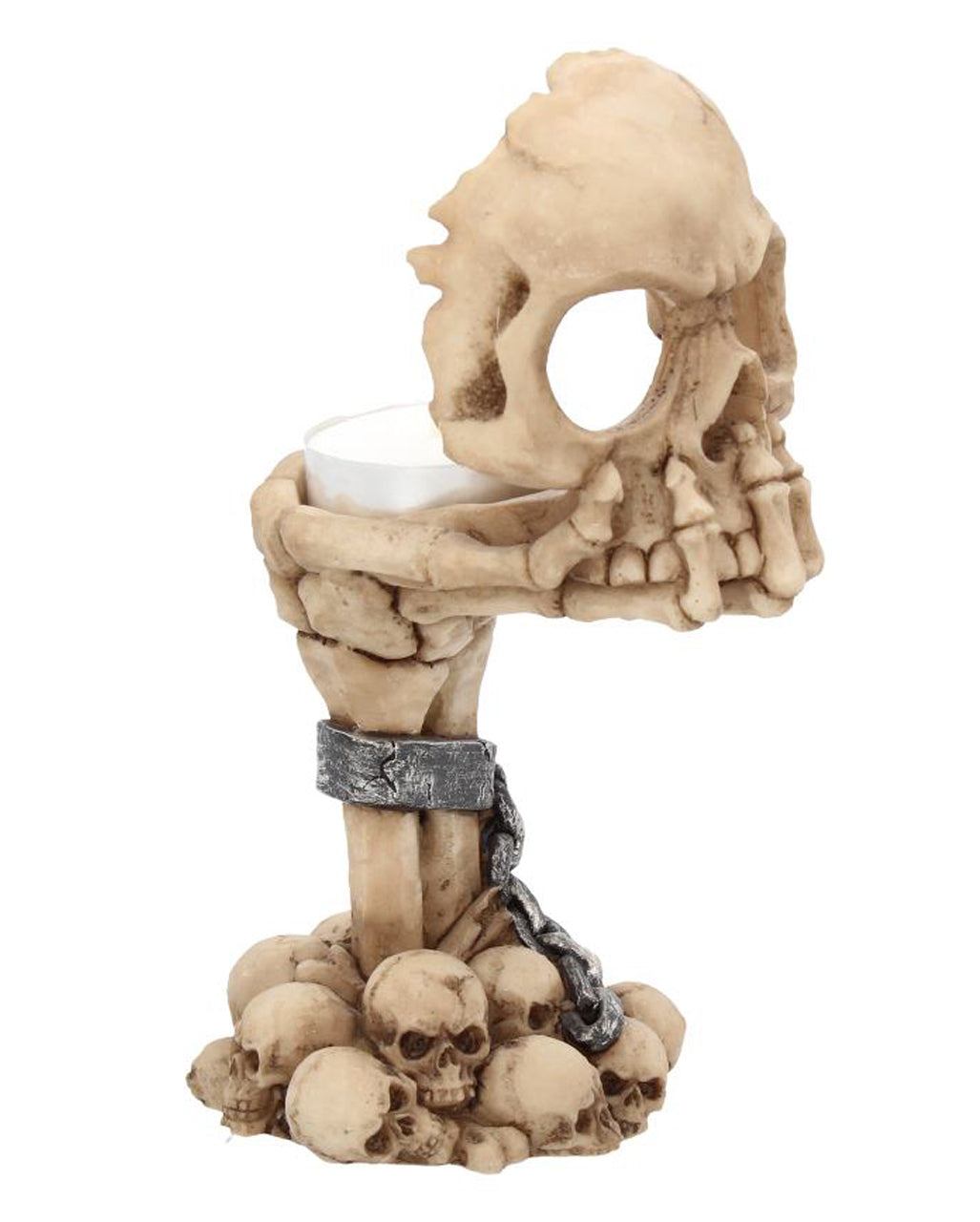 Deliberation Totenkopf Teelichthalter 15,5cm