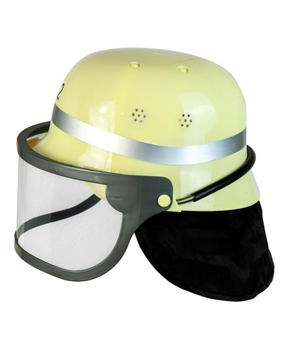 German Fire Department Helmet With Flip-up Visor