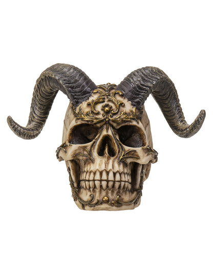 Diabolo Totenkopf mit Hörner 18cm