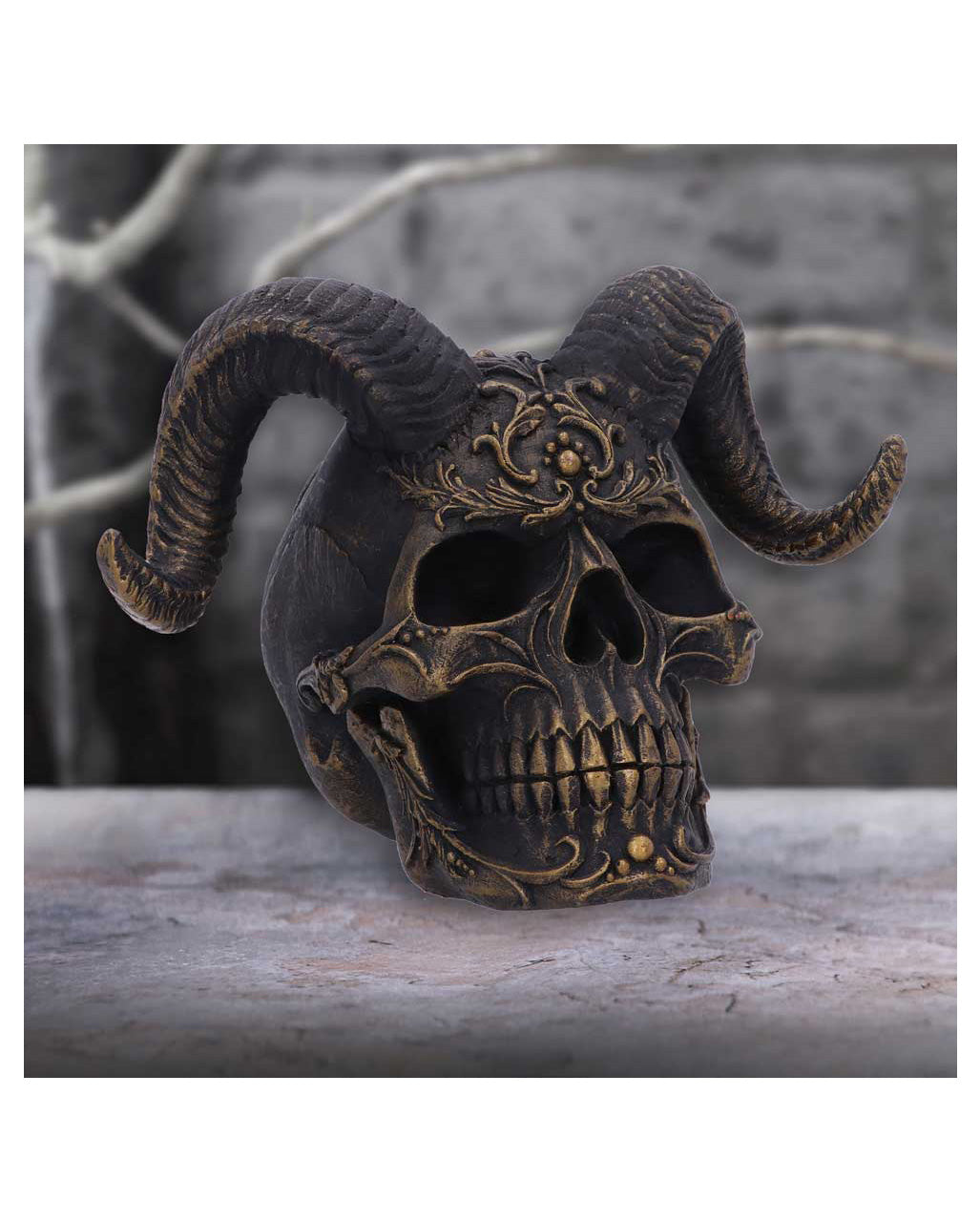 Diabolus Totenschädel 18cm