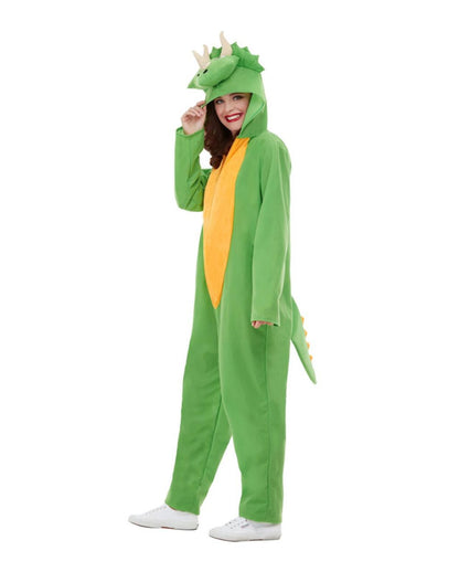 Dino Onesie Kostüm für Erwachsene