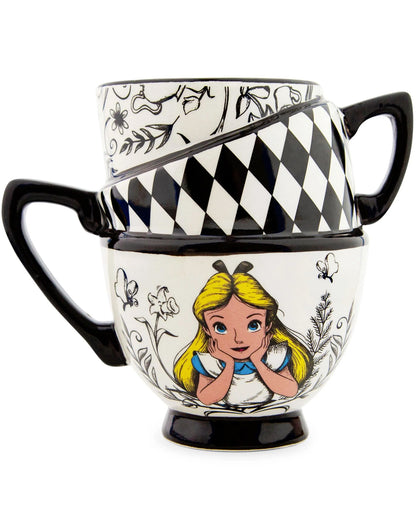 Disney Alice im Wunderland gestapelte Teetasse