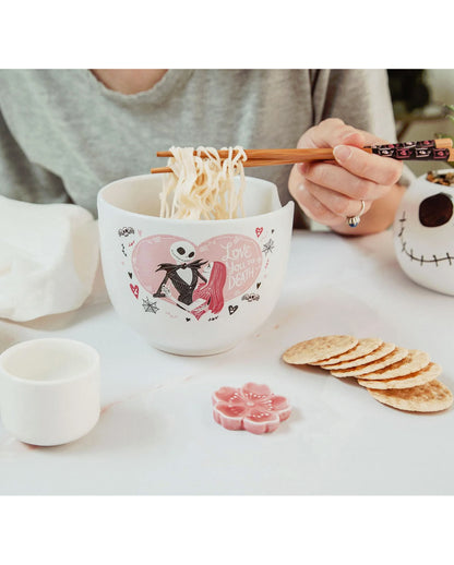 Disney TNBC Jack & Sally Ramen Bowl mit Stäbchen