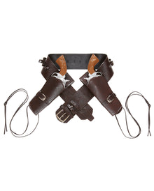 Doppelter Western Kunstleder Holster