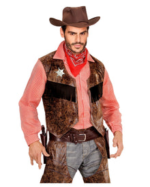 Doppelter Western Kunstleder Holster
