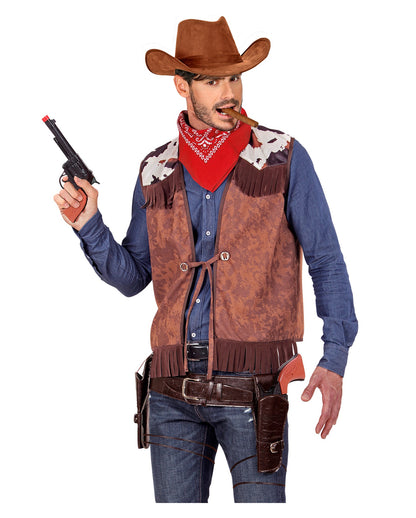 Doppelter Western Kunstleder Holster