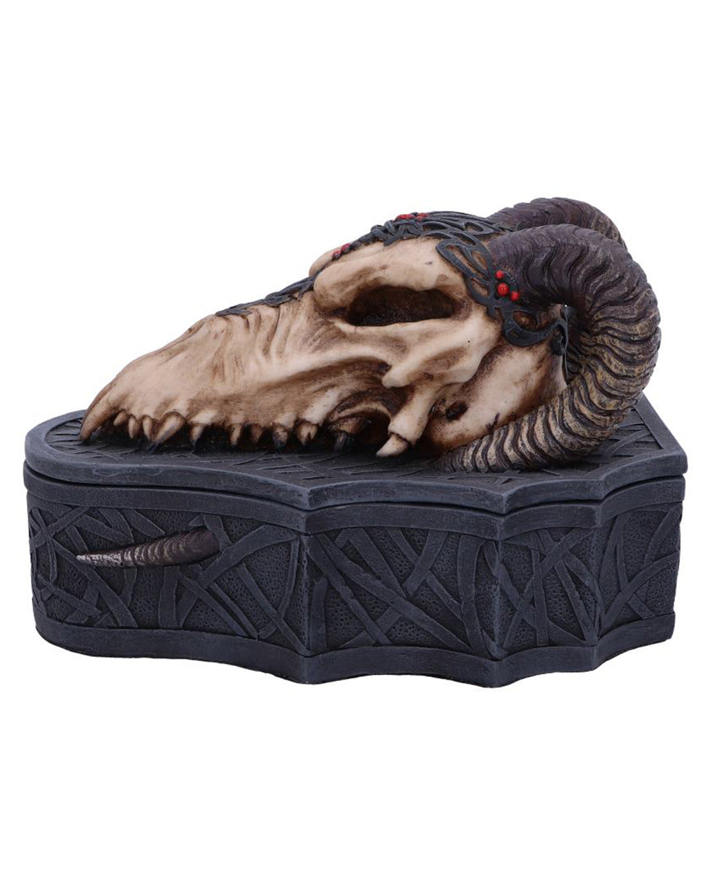 Drachenschädel Totenkopf Box 17,7cm