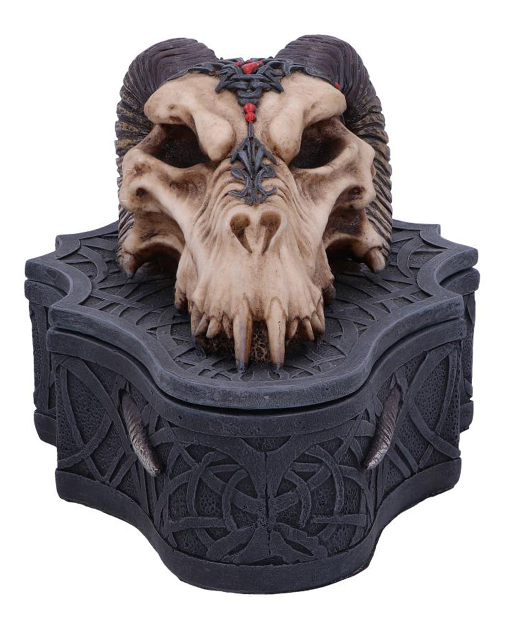 Drachenschädel Totenkopf Box 17,7cm