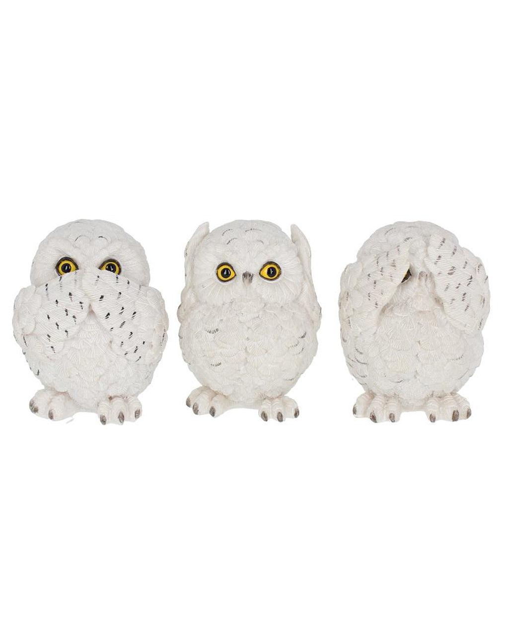 Drei weise Eulen 8cm