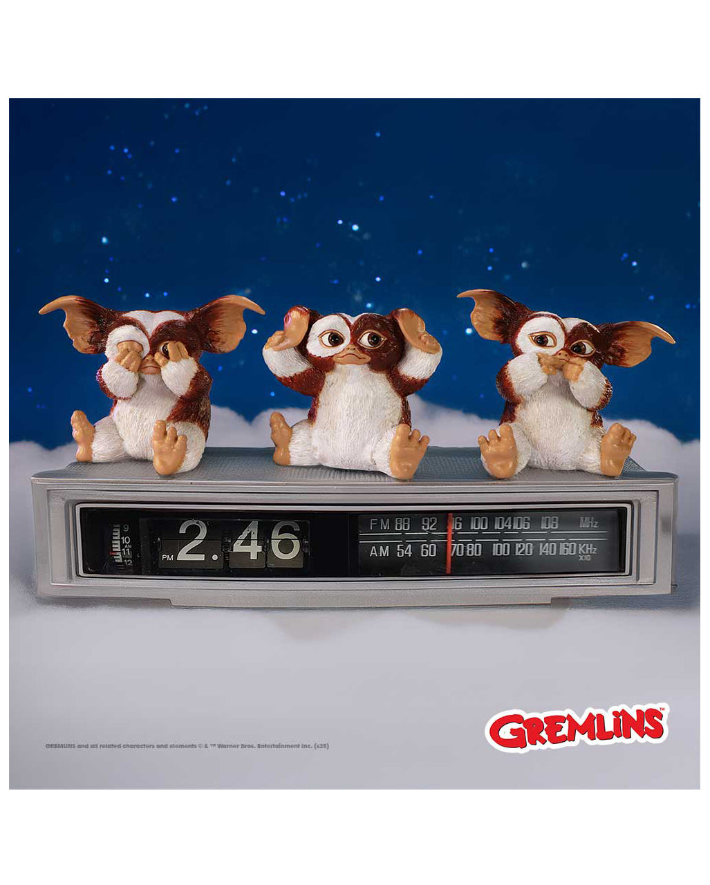 Drei Weise Gizmo Gremlins Figuren Set 8cm