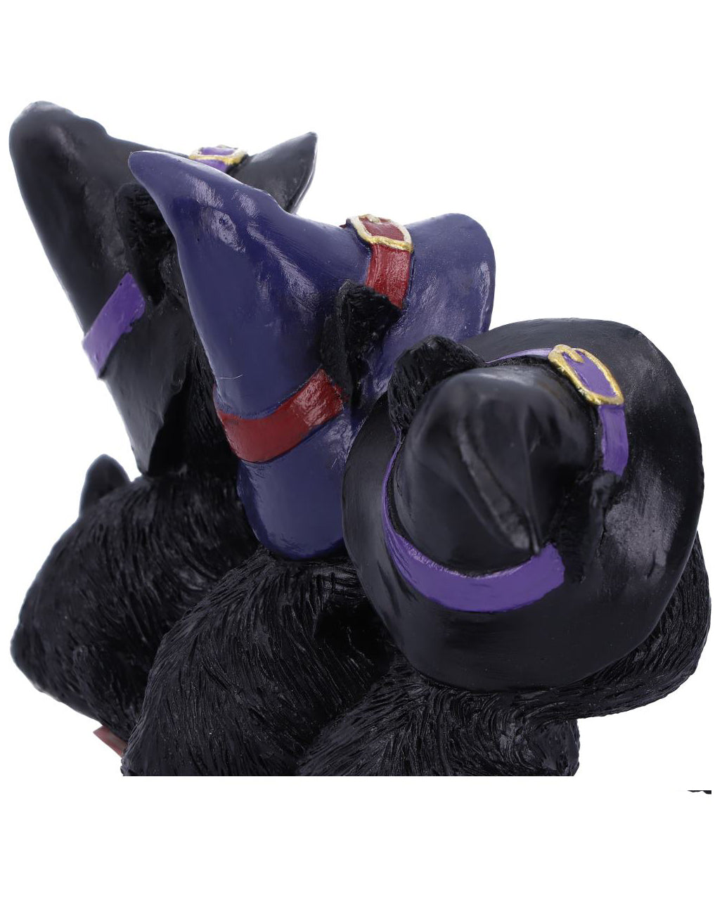 Drei Weise Schwarze Hexenkatzen 11,5cm