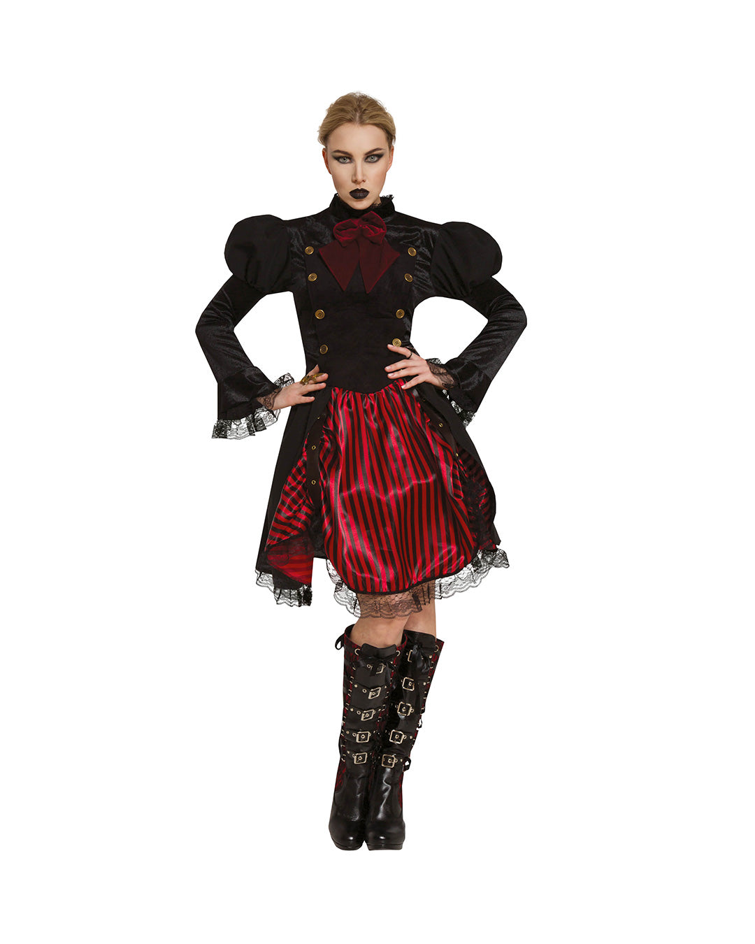 Finstere Goth Fürstin Kostüm für Damen