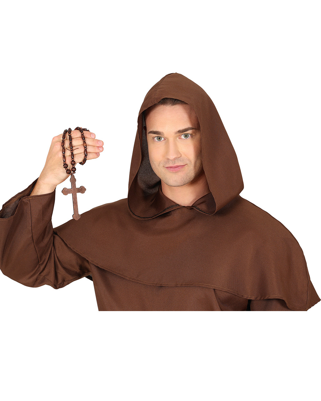 Dark Brown Wooden Rosary
