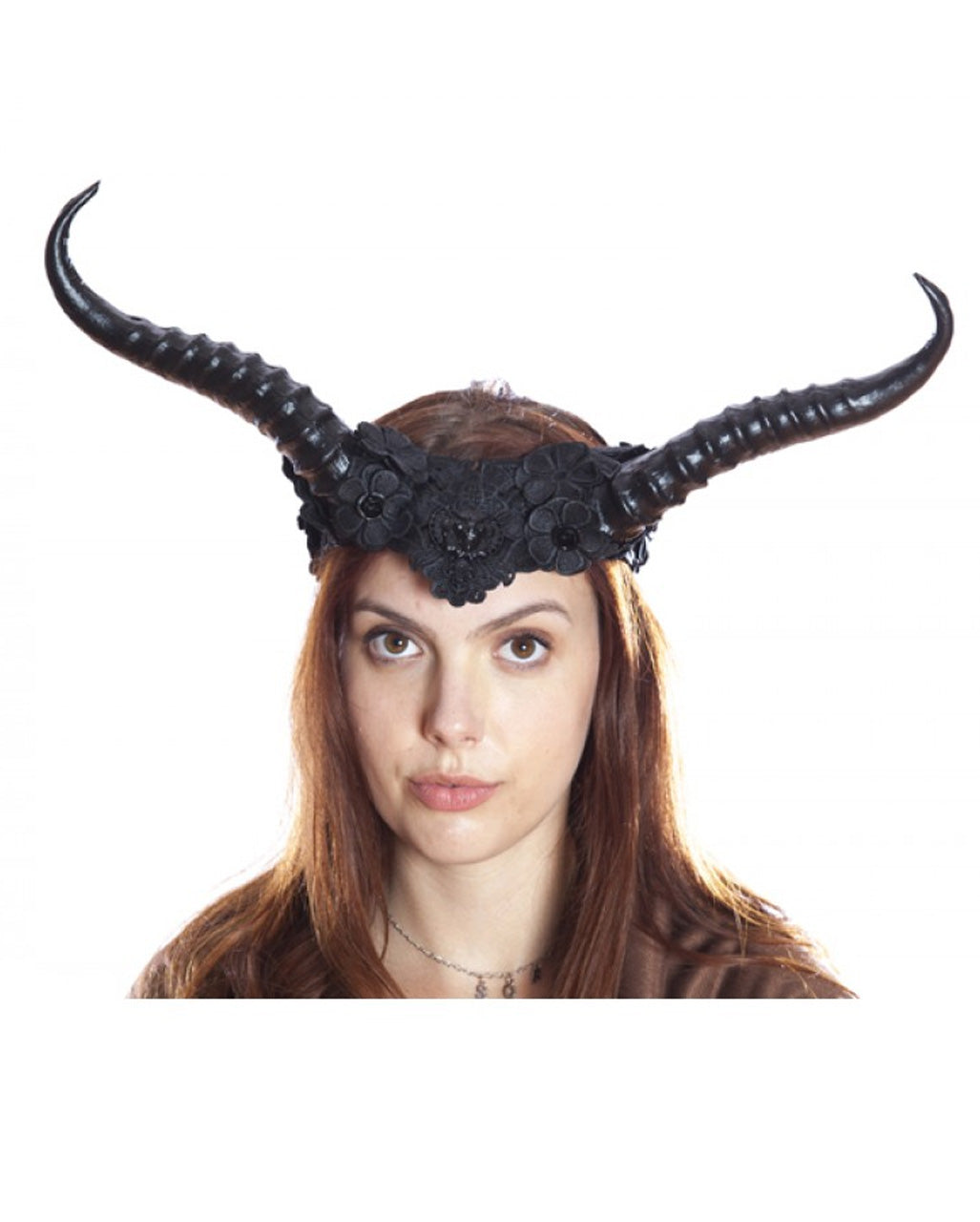 Böse Fee Hörner Haarreif mit Spitze