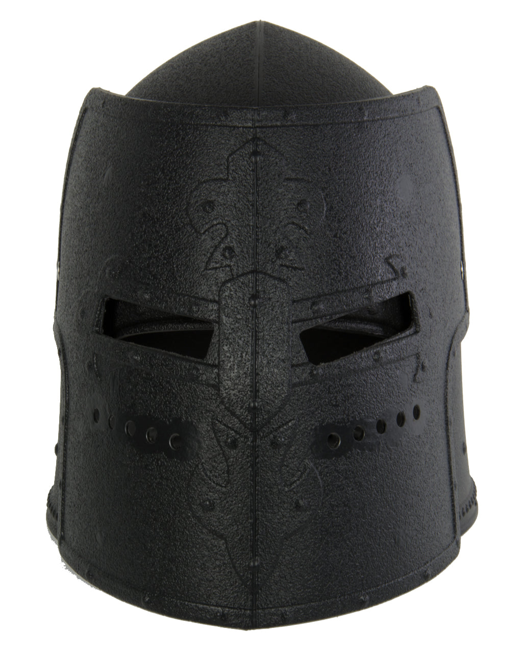 Schwarzer Ritterhelm für Kinder