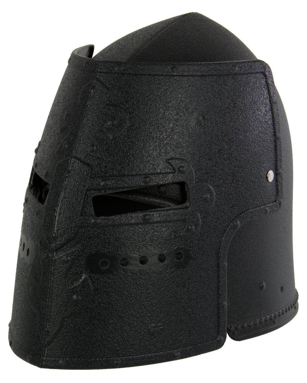 Schwarzer Ritterhelm für Kinder