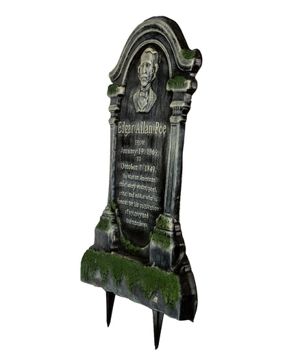 Edgar A. Poe Halloween Grabstein 53cm