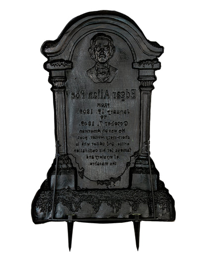 Edgar A. Poe Halloween Grabstein 53cm