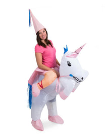 Aufblasbares Einhorn Carry Me Kostüm