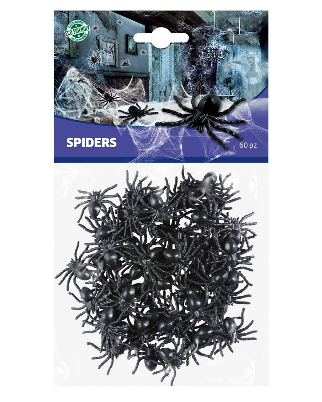 Eklige Halloween Spinnen 60 St.
