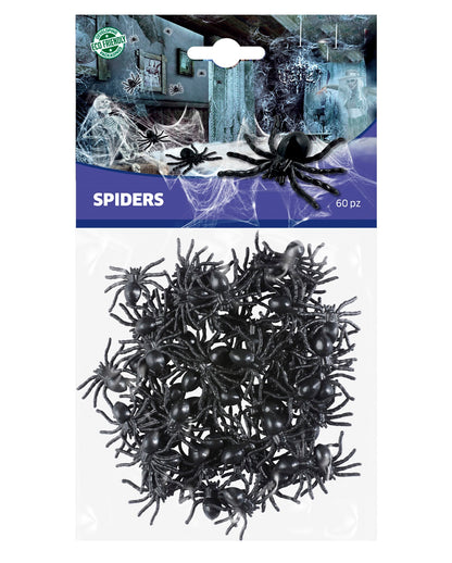 Eklige Halloween Spinnen 60 St.