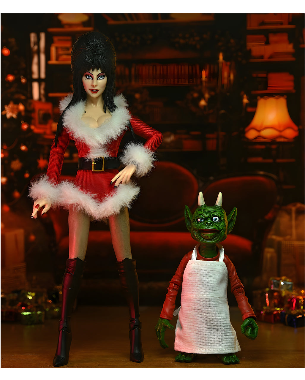 Elvira: Very Scary Xmas Elvira Figura D'azione 20 Cm