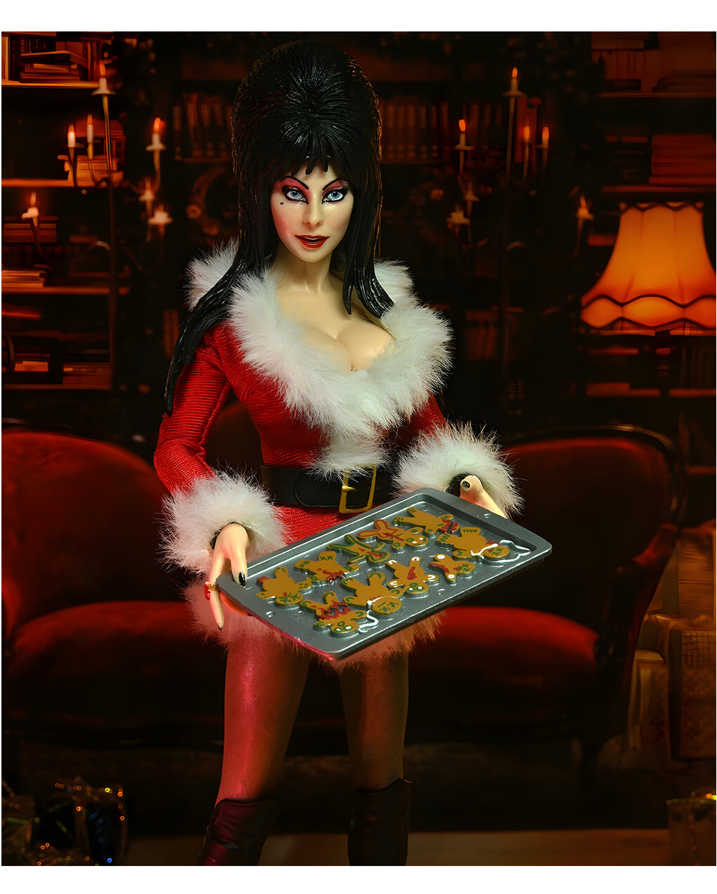 Elvira: Very Scary Xmas Elvira Figura D'azione 20 Cm