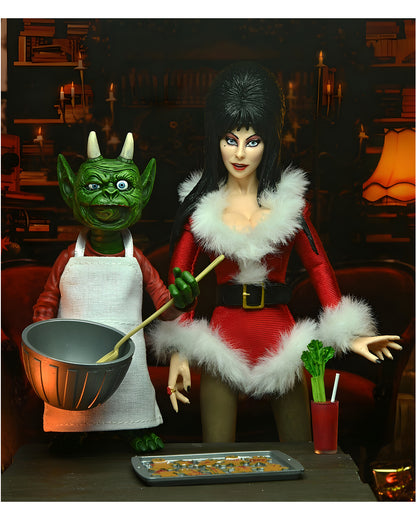 Elvira: Very Scary Xmas Elvira Figura D'azione 20 Cm