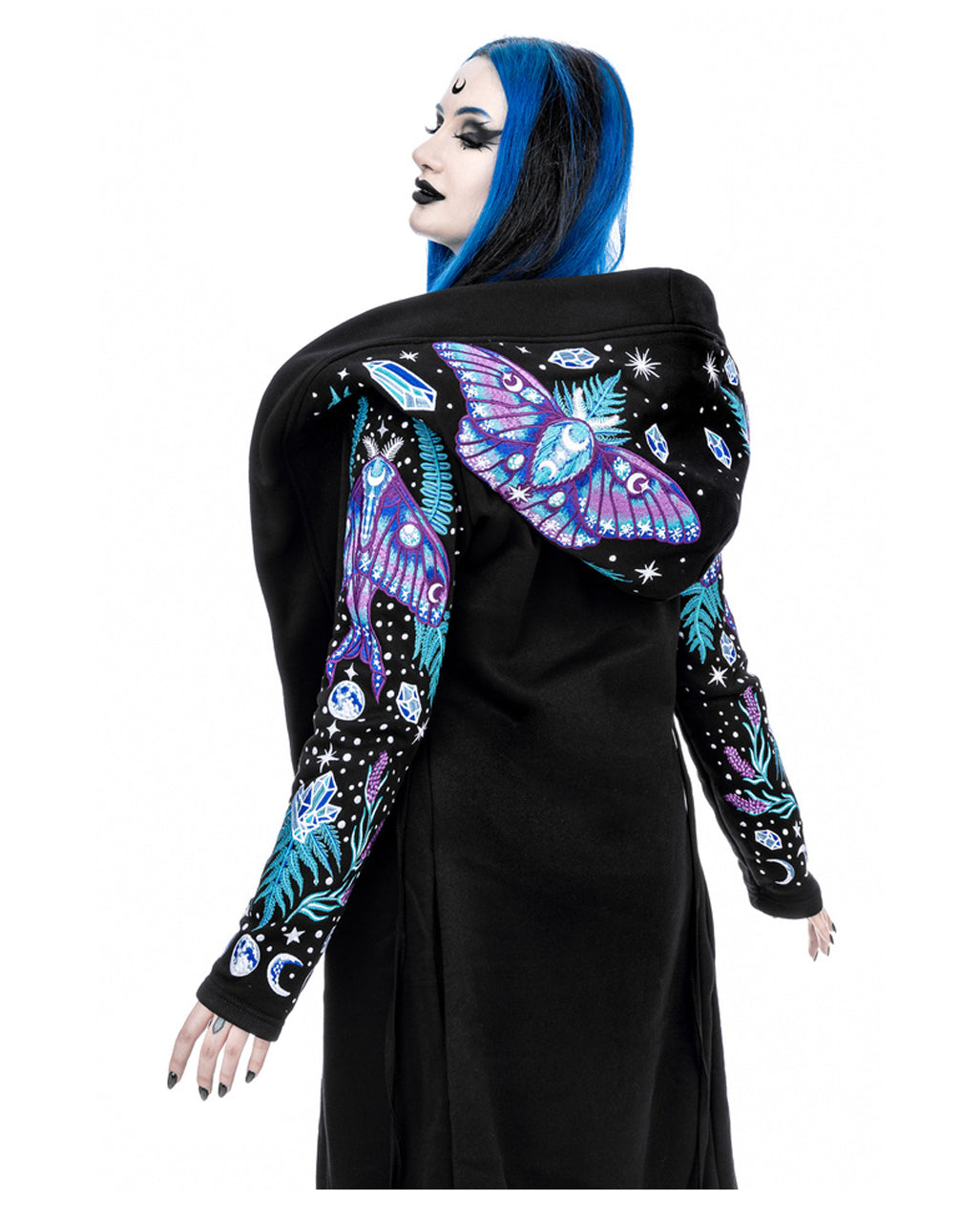 Enchanted Forest Cardigan mit Kapuze