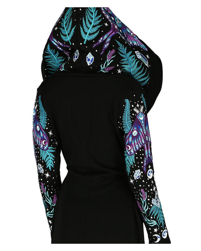 Enchanted Forest Cardigan mit Kapuze