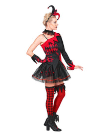 Costume Da Donna "Evil Jester Harlekin"