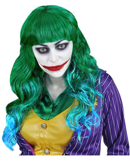 Peluca De Damas Joker Malvado