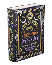 „Eye of Newt“ Zauberbuch Aufbewahrungs Box 21cm