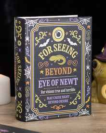 „Eye of Newt“ Zauberbuch Aufbewahrungs Box 21cm