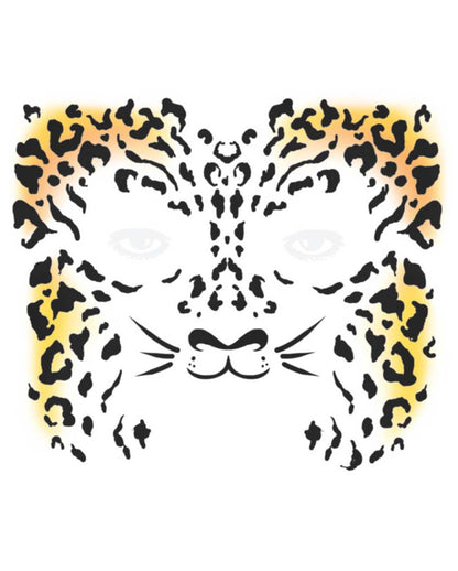 Face Tattoo Cheetah