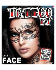 Gesichtstattoo Set Spitze
