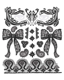 Gesichtstattoo Set Spitze