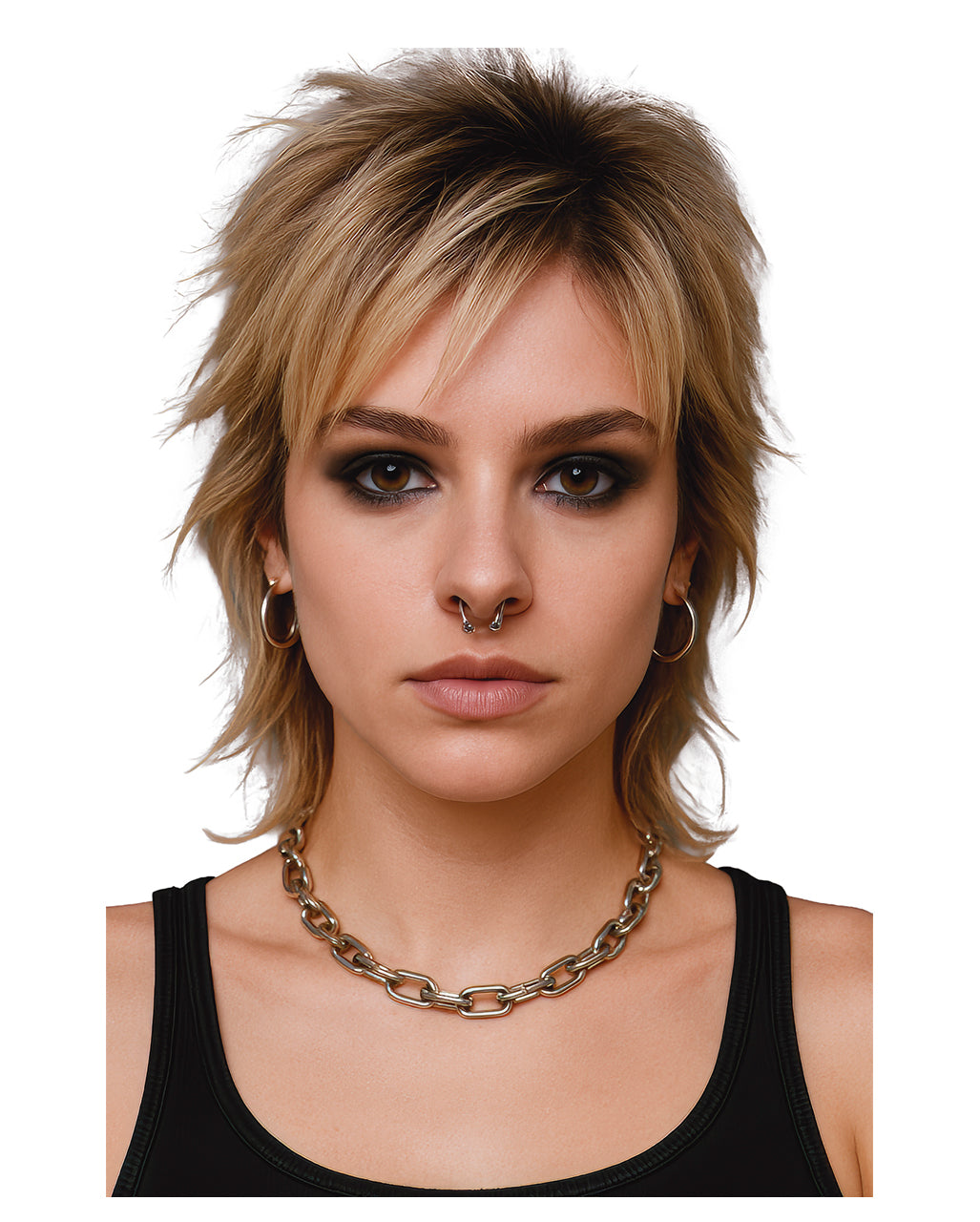 Fake Nasenpiercing mit Magnet
