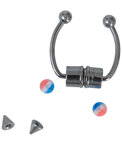 Fake Nasenpiercing mit Magnet