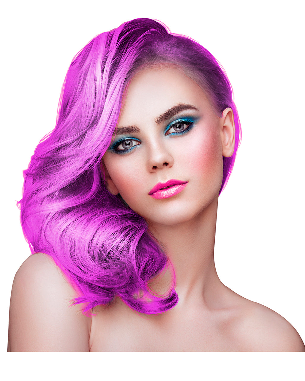 Farbiges Haarspray Violett