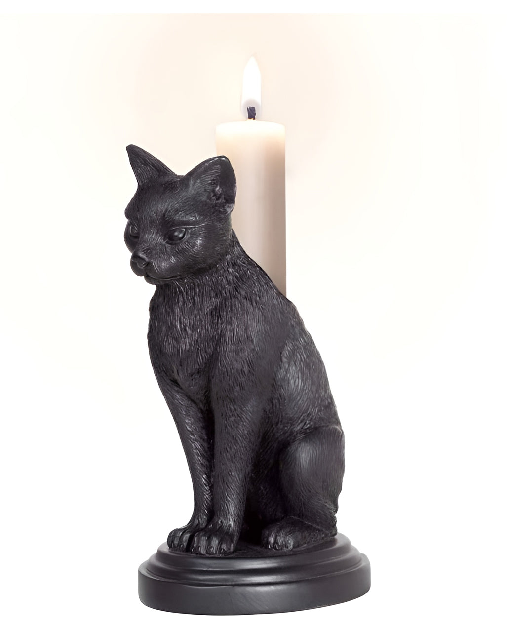 Faust's Katze Gothic Kerzenhalter
