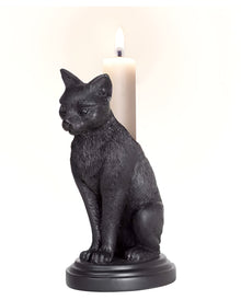 Faust's Katze Gothic Kerzenhalter