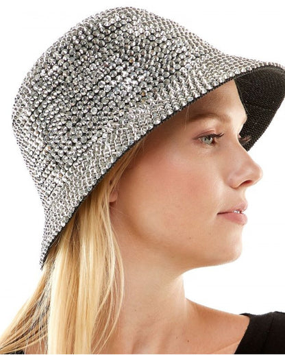 Rave Anglerhut mit Glitzersteinchen