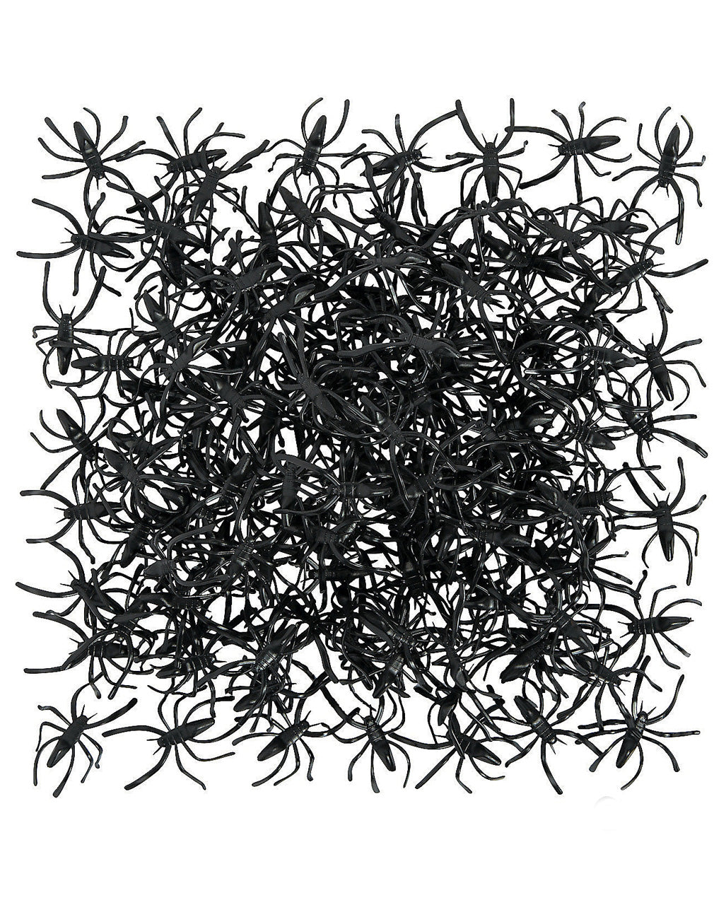144 Schwarze Halloween Spinnen