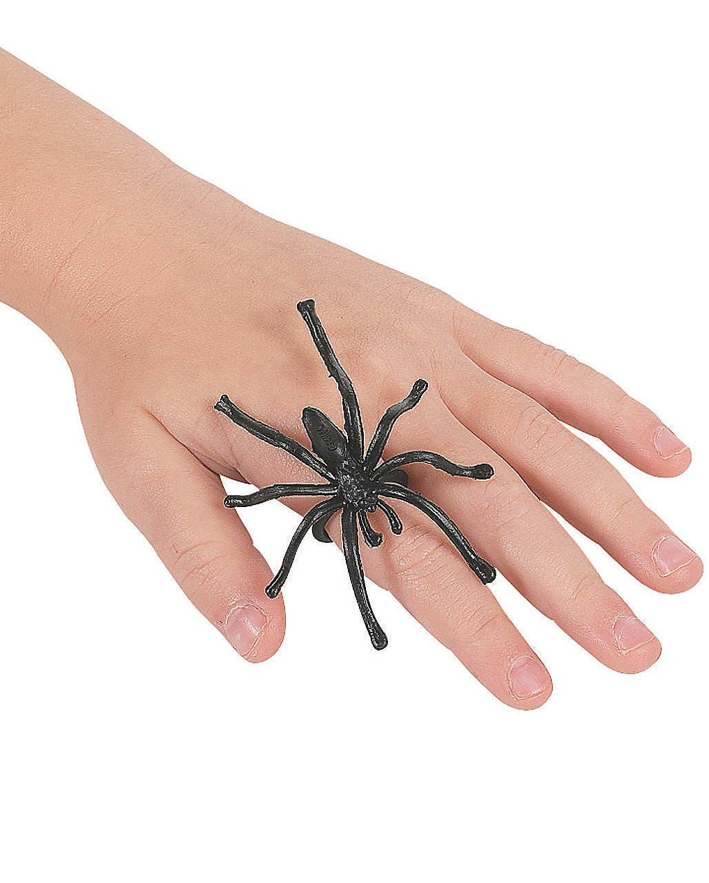 144 Schwarze Halloween Spinnen