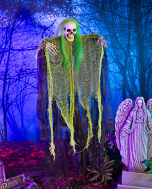 Tattered Ghost With Neon Green Hair 110cm