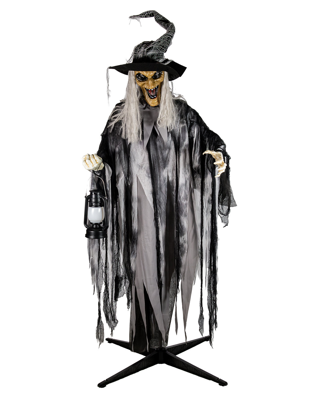Fetzenhexe Velmora Halloween Animatronic 213cm
