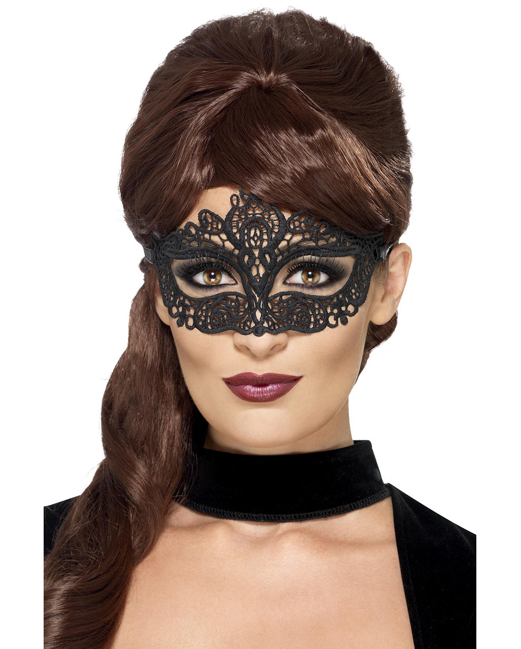 Maschera Oculare In Filigrana Di Pizzo